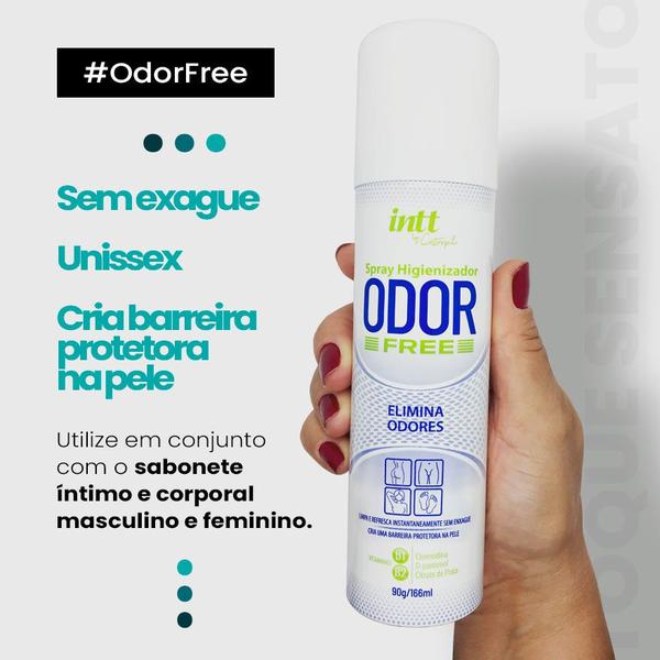 Imagem de Desodorante Íntimo Unissex Odor Free 166ml Intt