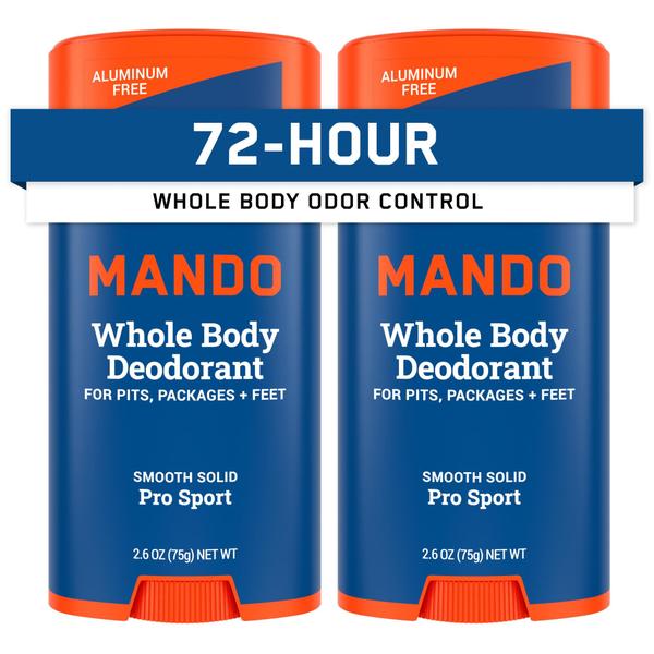 Imagem de Desodorante Mando Whole Body para homens 72h Odor Control 150mL x2