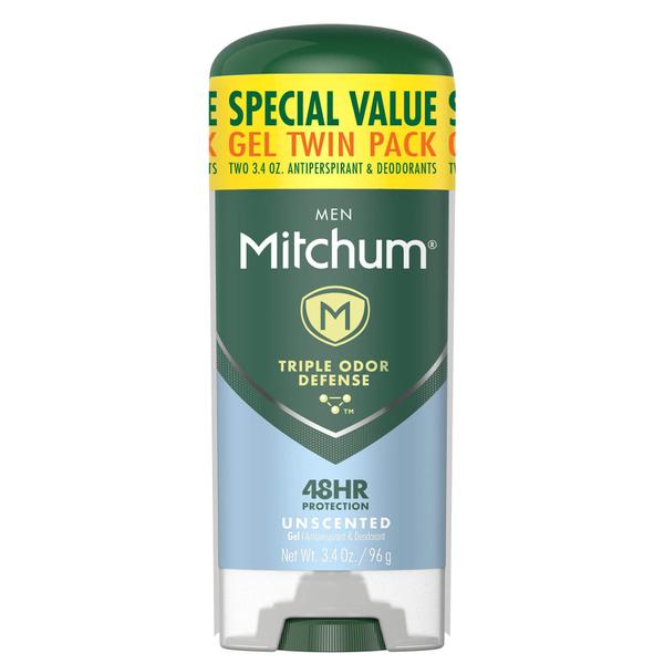 Imagem de Desodorante Mitchum Mitchum, antitranspirante masculino, 100mL x2, proteção de 48 horas