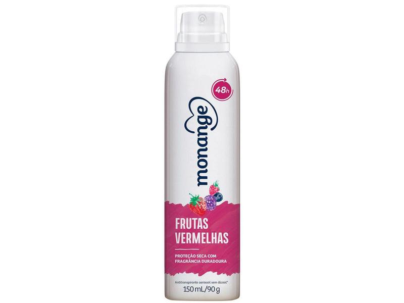 Imagem de Desodorante Monange Frutas Vermelhas Aerossol  - Antitranspirante Feminino 150ml