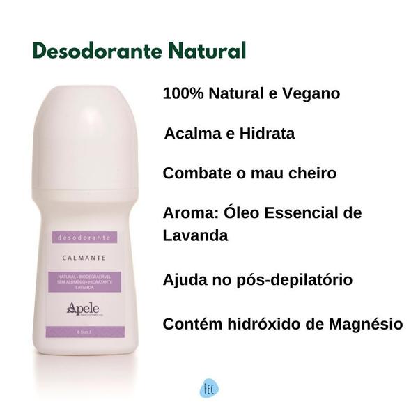 Imagem de Desodorante Natural Lavanda Sem Alumínio Vegano Apele 