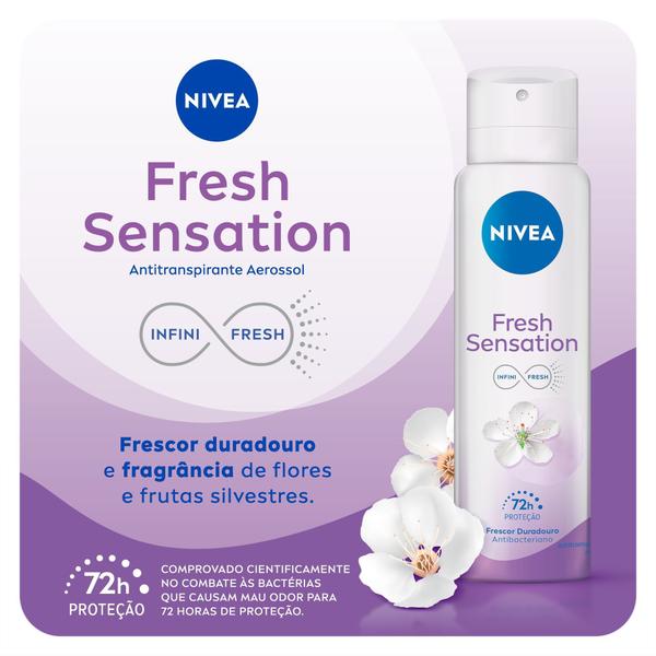 Imagem de Desodorante Nivea Antitranspirante AER Fresh Sensation 150ml