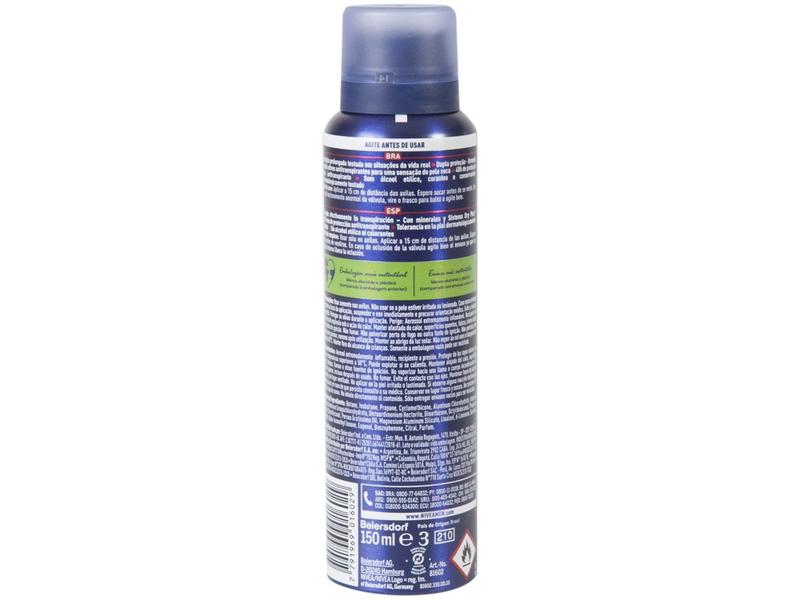 Imagem de Desodorante Nivea Dry Impact Aerossol  - Antitranspirante Masculino 150ml