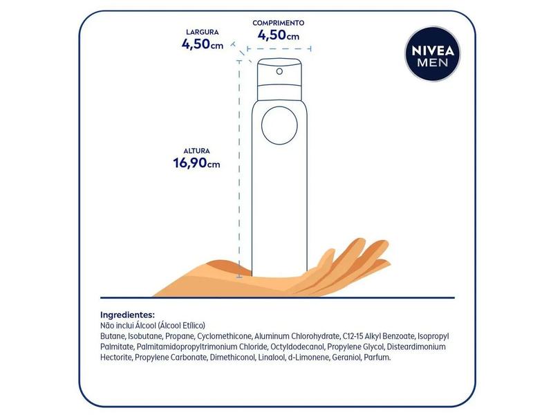 Imagem de Desodorante Nivea Invisible Black & White Aerossol