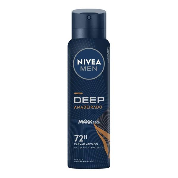 Imagem de Desodorante Nivea Men Aerossol 150ml Deep Amadeirado