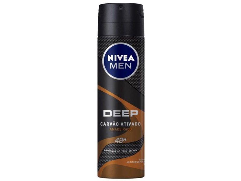 Imagem de Desodorante Nivea Men Deep Amadeirado Aerossol - Antitranspirante Masculino 150ml