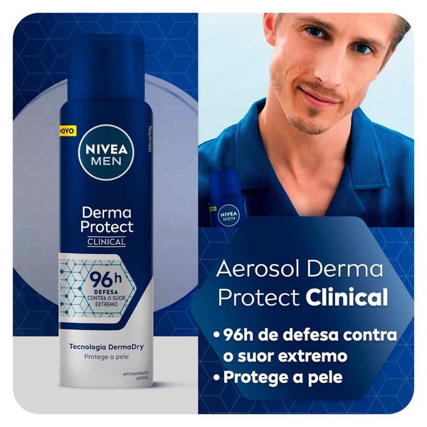 Imagem de Desodorante Nivea Men Derma Protect Clinical Antitranspirante Aerosol 150ml