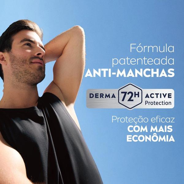 Desodorante Nivea Men Invisible Black & White Aerosol Antitranspirante 200ml Imagem de Desodorante Nivea Men Invisible Black & White Aerosol Antitranspirante 200ml