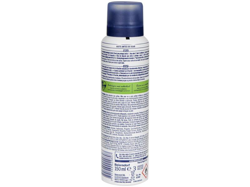 Imagem de Desodorante Nivea Men Sensitive Protect Aerossol - Antitranspirante Masculino 150ml