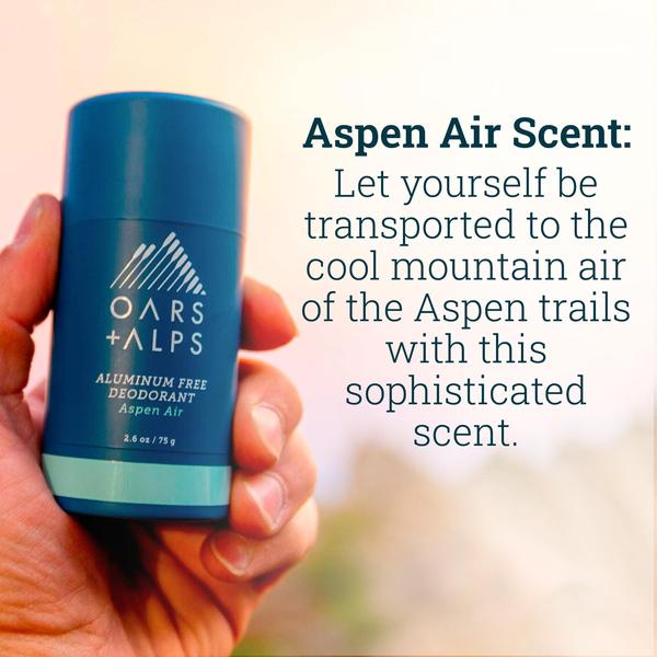 Imagem de Desodorante Oars + Alps Alps Aluminium Free Aspen Air 75 ml, tamanho de viagem