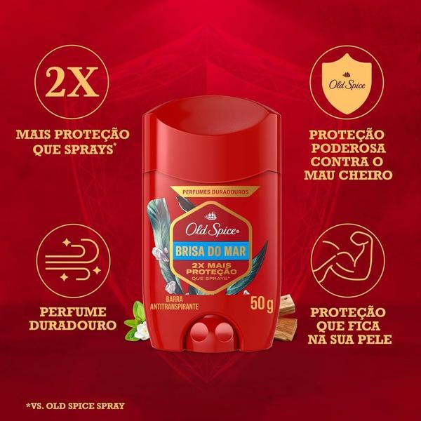 Imagem de Desodorante Old Spice Brisa do Mar em Barra Antitranspirante 50g