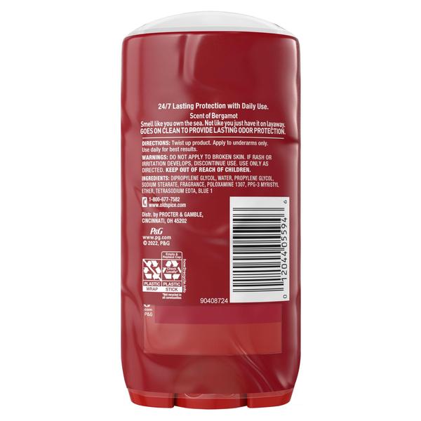 Imagem de Desodorante Old Spice Captain para homens, sem alumínio, 90 ml x 2