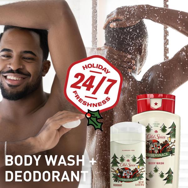 Imagem de Desodorante Old Spice Holidudes Lumbersnack Fresh Pine 90 ml x3