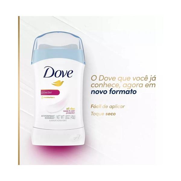 Imagem de Desodorante Powder Stick Proteção e Cuidado Diário - Dove