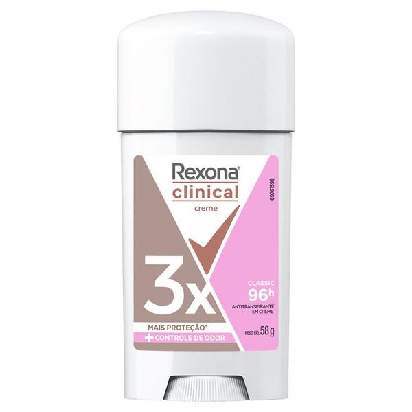 Imagem de Desodorante Rexona Clinical Classic Creme 58g - Unilever