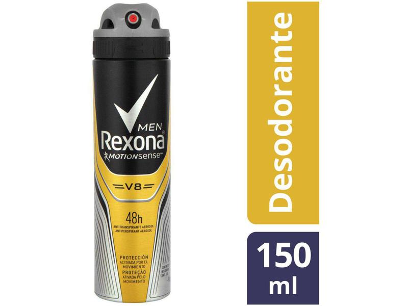 Imagem de Desodorante Rexona Motion Sense V8 Aerossol - Antitranspirante Masculino 150ml