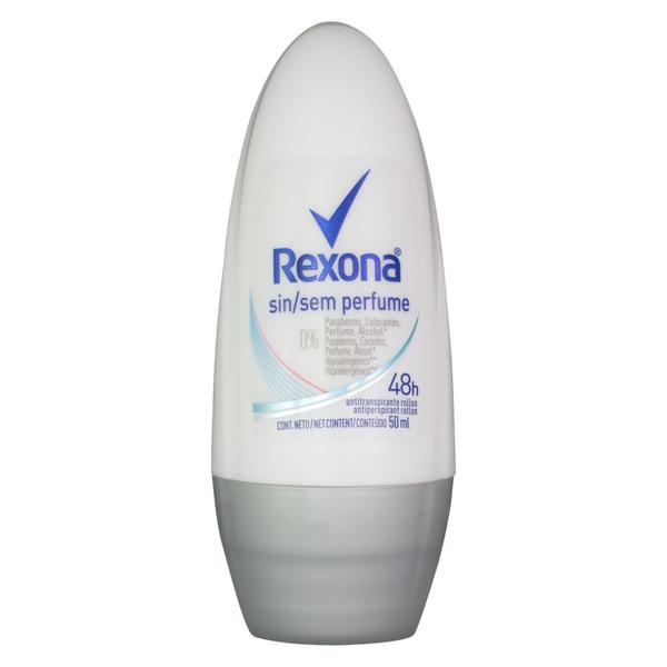 Imagem de Desodorante Rexona Regular sem Perfume Rollon 50ml