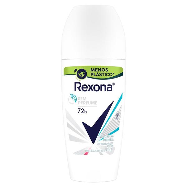 Imagem de Desodorante Rexona Sem Perfume Roll-on Antitranspirante 72h 50ml