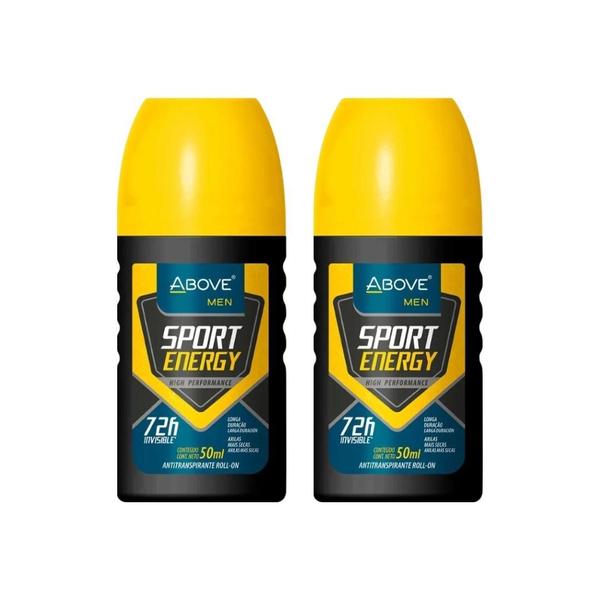 Imagem de Desodorante Roll-On Above Men Sport Energy 50Ml - Kit C/2Un