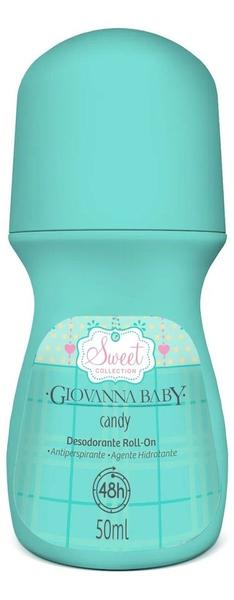 Imagem de Desodorante Roll-On Antiperspirante Giovanna Baby Candy - Frescor e Proteção por 48 Horas - Sweet Collection - 50ml