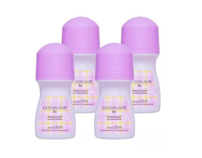 Imagem de Desodorante Roll-on Giovanna Baby Lilac C/4 50ml