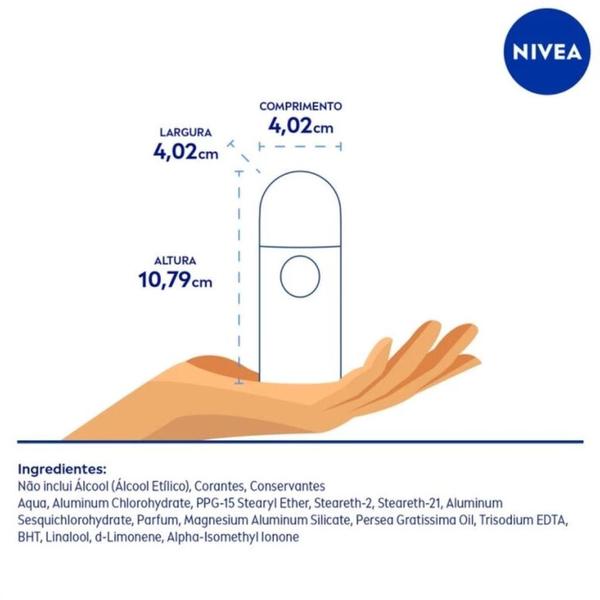 Imagem de Desodorante Roll-on Nivea 50ml Masc Dry Fresh - Kit C/ 6un