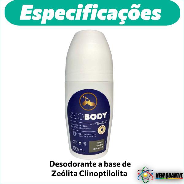 Imagem de Desodorante Roll On Zeobody Antitranspirante 50ml