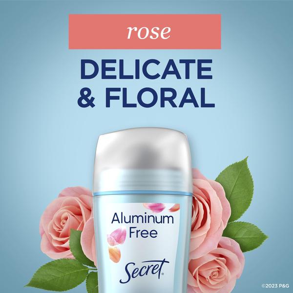 Imagem de Desodorante Secret Aluminium Free Rose Scent 70mL para mulheres