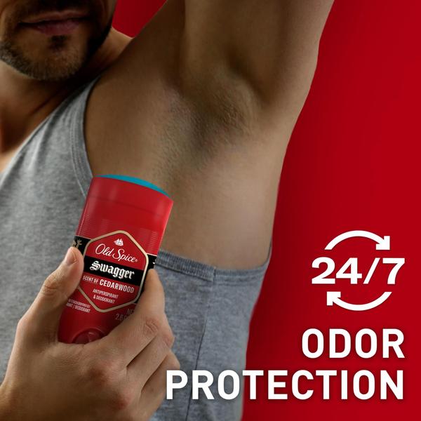 Imagem de Desodorante sem alumínio para homens, aroma Swagger, 3,226ml Pack de 3 - Old Spice