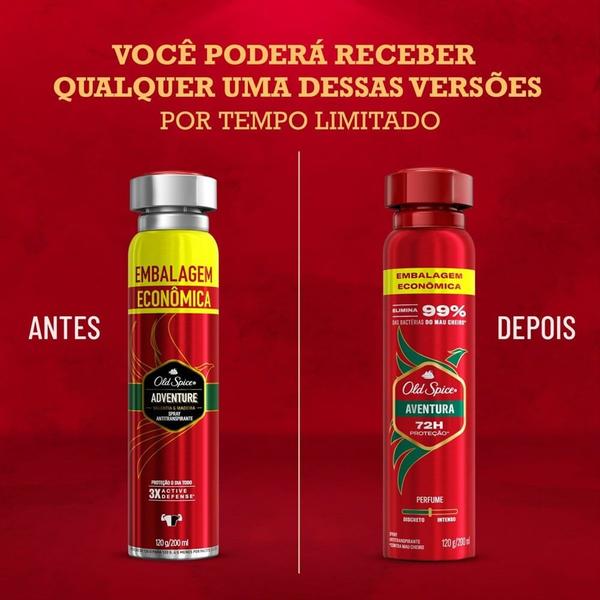 Imagem de Desodorante Spray Antitranspirante Old Spice Aventura 200ml