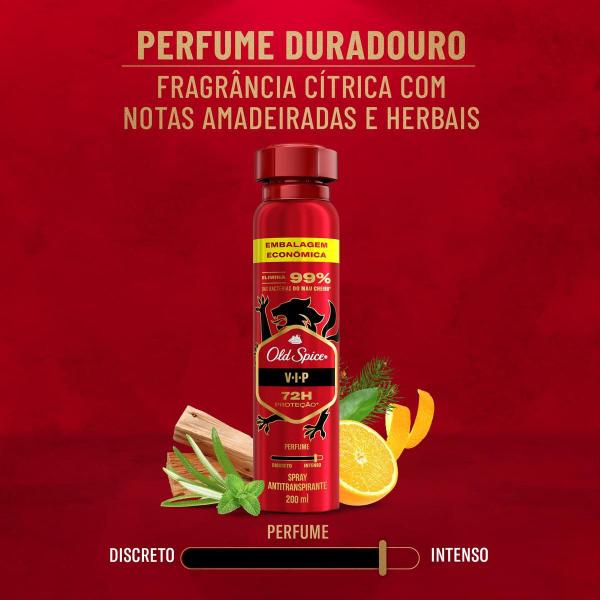 Imagem de Desodorante Spray Antitranspirante Old Spice Vip 124g