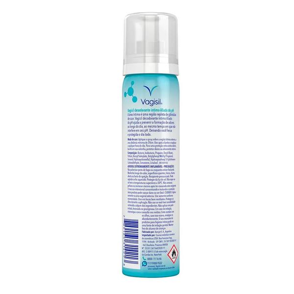 Imagem de Desodorante Spray Íntimo Vasigil  Aliado Do pH - 75ml