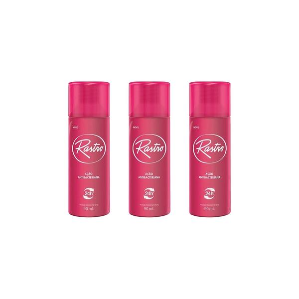 Imagem de Desodorante Spray Rastro 90ml-Kit C/3un