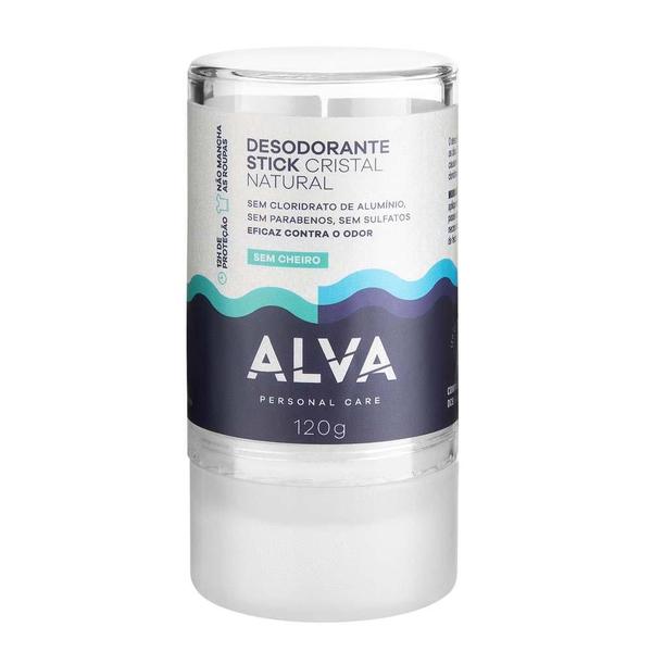 Imagem de Desodorante Stick Alva Cristal Sem Perfume 120g