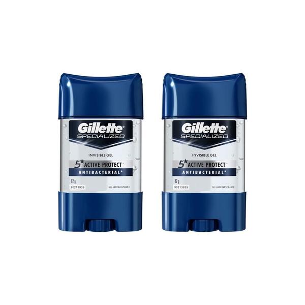 Imagem de Desodorante Stick Gillette Clear Gel Antibac 82G-Kit C/2Un