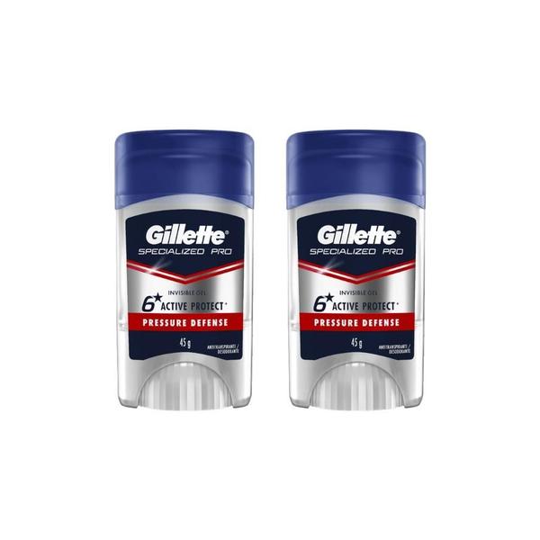 Imagem de Desodorante Stick Gillette Clin Creme Pressure 45G-Kit C/2Un