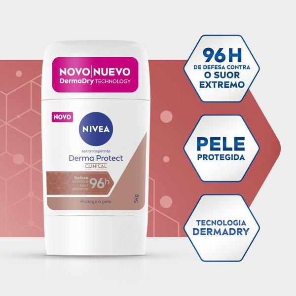 Imagem de Desodorante Stick Nivea Clinical Derma Protect 54g