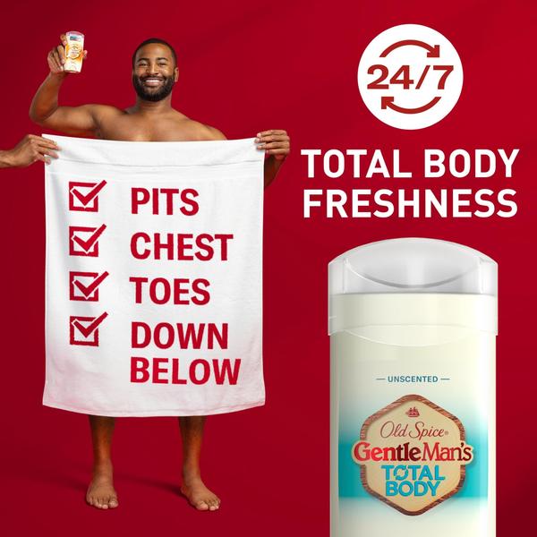 Imagem de Desodorante Stick Old Spice Whole Body para homens 90 ml sem perfume