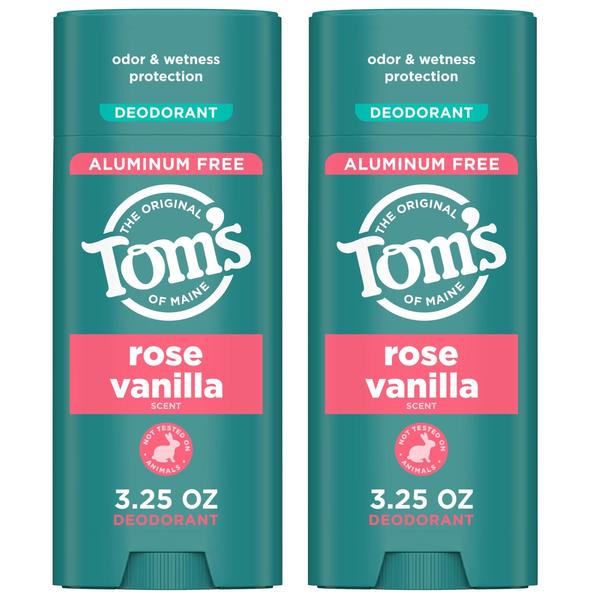 Imagem de Desodorante Tom's of Maine Rose Vanilla 96 ml (pacote com 2)