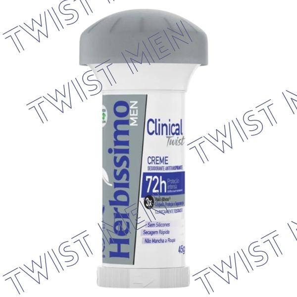 Imagem de Desodorante Twist Creme Clinical Men Herbíssimo 45G - Dana