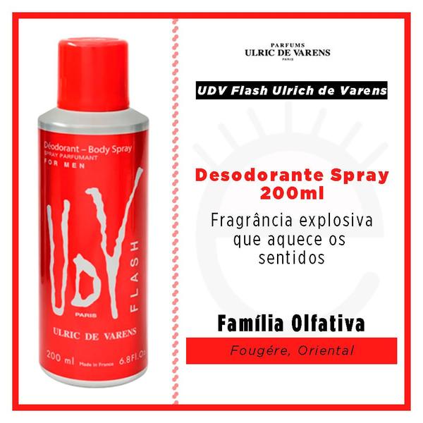 Imagem de Desodorante Ulric de Varens Masculino - UDV Flash