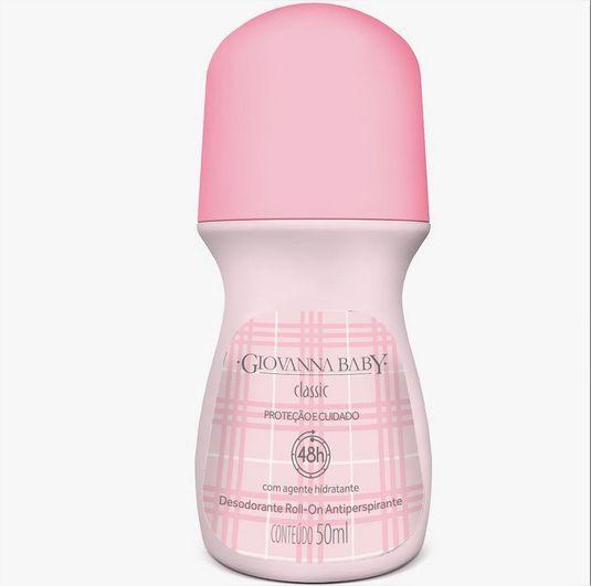 Imagem de Desodorantes roll on classic 50ml giovanna baby  kit c/2 