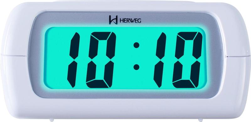 Imagem de Despertador Digital De Mesa Led Azul - Herweg -2981