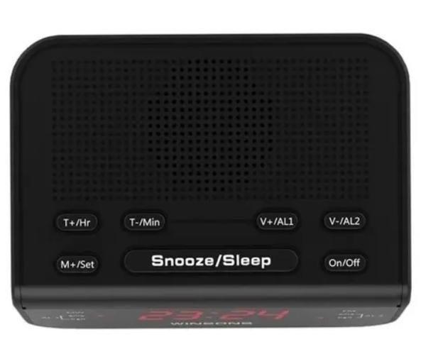 Imagem de Despertador Digital Mesa: Rádio Am/Fm Lelog 671 Som Potente