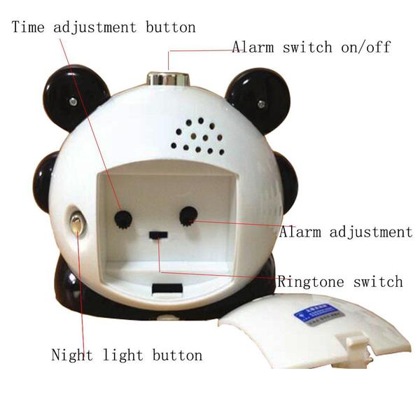 Imagem de Despertador Fancy Pumpkin Lovely Panda Wake Up Night-Light