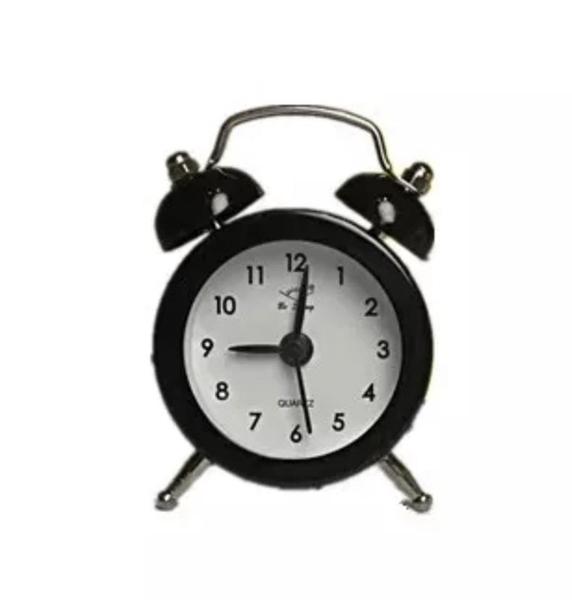 Imagem de Despertador redondo relógio portátil Retrô 5,5cm funcional