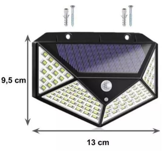 Imagem de Destaque Seu Jardim A Luminária Solar 100 Led À Prova D'Água