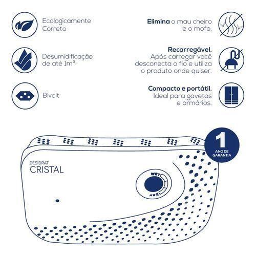 Imagem de Desumidificador Thermomatic Compacto Bivolt E Recarregável