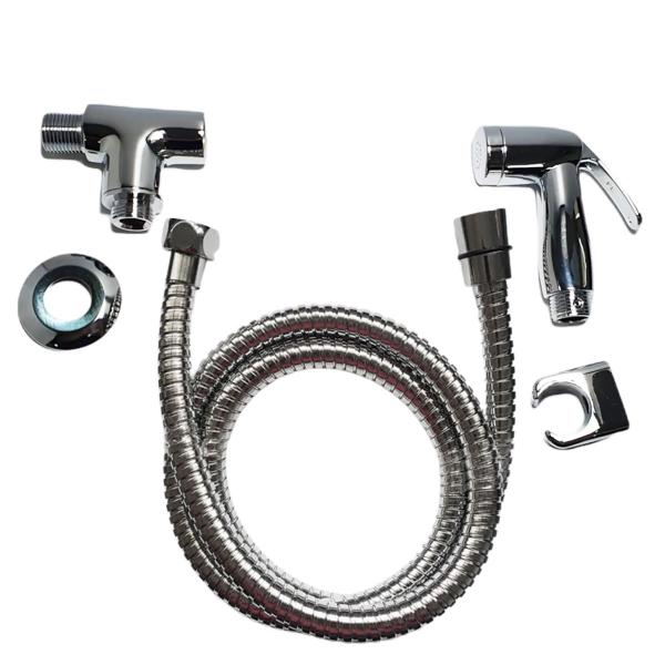 Imagem de Desviador Com Mangueira E Duchinha Manual Para Ducha E Chuveiro Cardal Cromado - 2300934K160