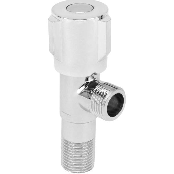 Desviador Torneira Válvula Angular Chuveiro Cromado Polido Bidê 3 Vias - Seven Imagem de Desviador Torneira Válvula Angular Chuveiro Cromado Polido Bidê 3 Vias